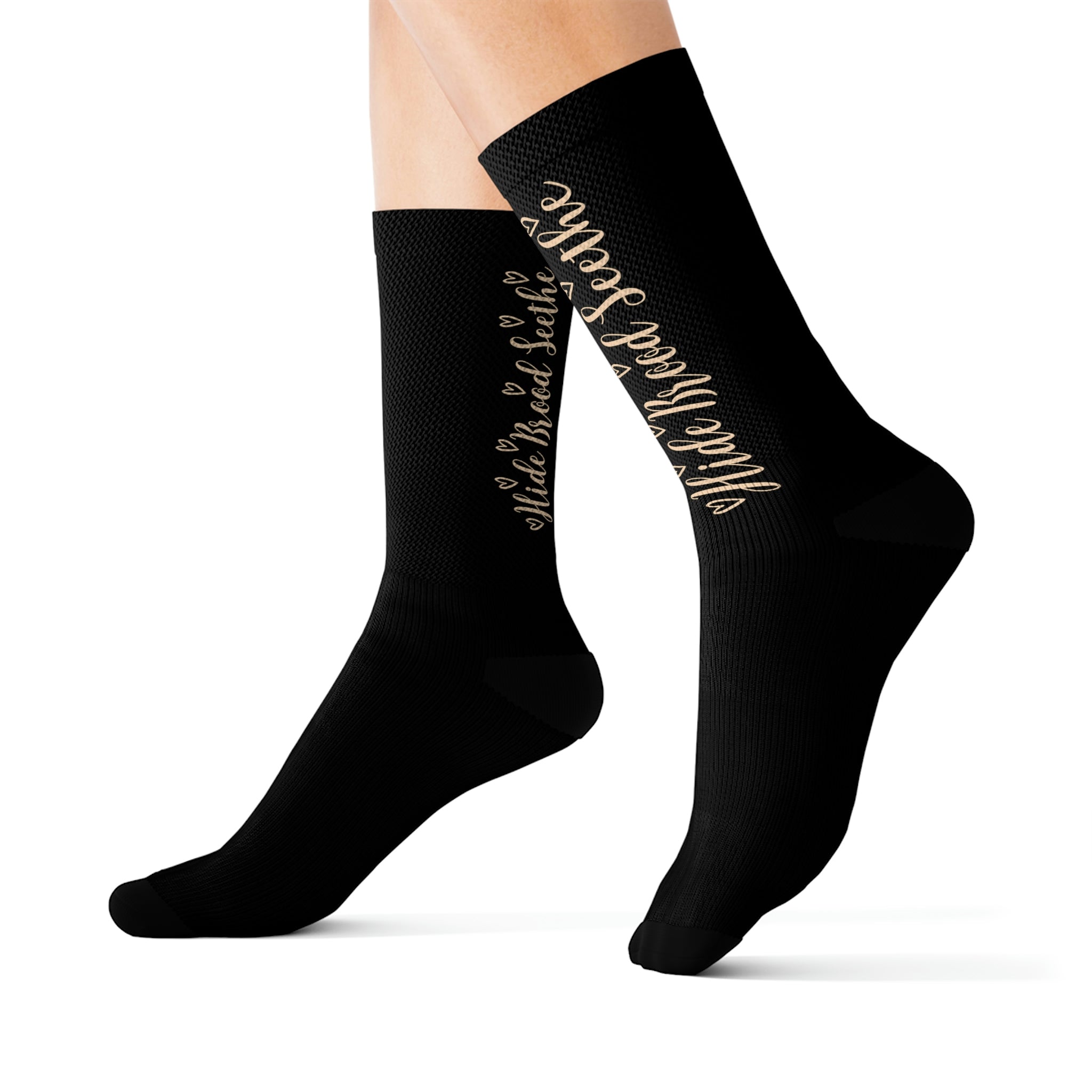 "Hide, Brood, Seethe" Cheugy Socks